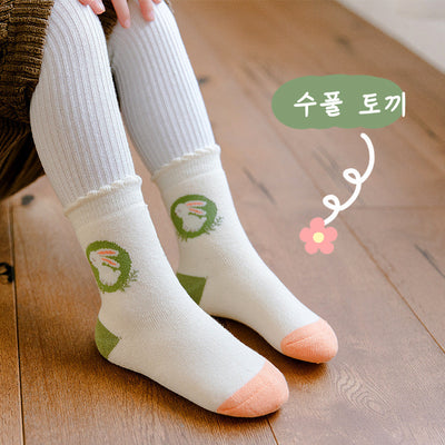 Calcetines Medianos Terciopelo para Niños y Niñas con Diseño Animado - Image 4