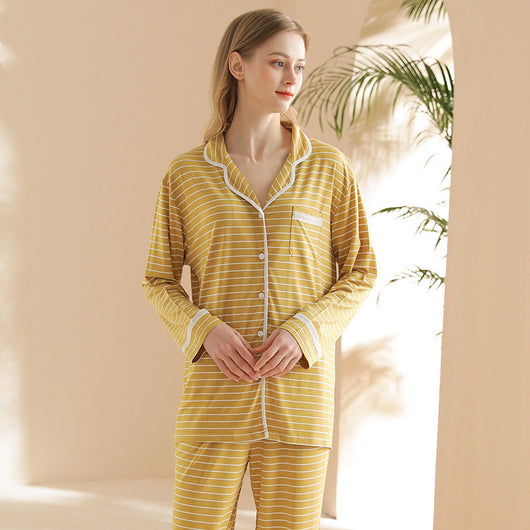 Cardigan Tejido Modal a Rayas para Mujer - Versátil para Casa y Salida - Image 13