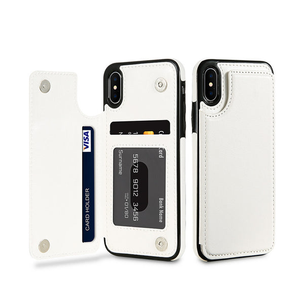 Funda Protectora para Celular con Ranuras para Tarjetas y Aberturas Laterales