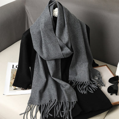 Pashmina Cálida de Color Sólido para Mujer - Chal Suave Estilo Cashmere - Image 20