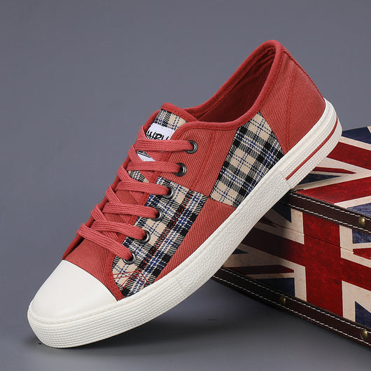 Tenis Casuales de Lona Ligeros con Aumento de Altura para Hombres - Image 2