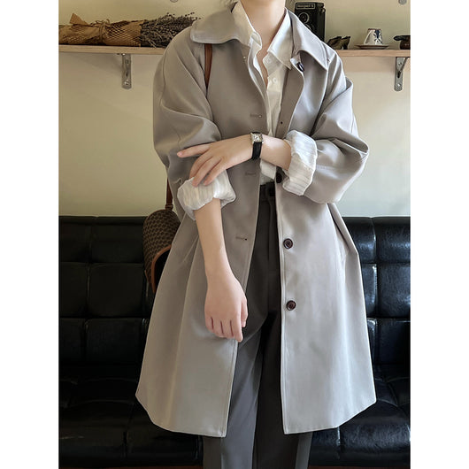 Gabardina Estilo Coreano para Mujer - Colección Otoño - Image 3