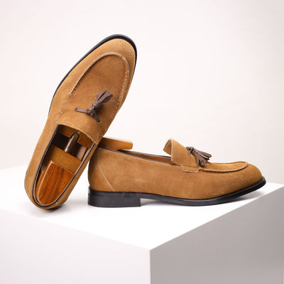 Mocasines de Ante Estilo Británico sin Cordones para Hombre - Image 10