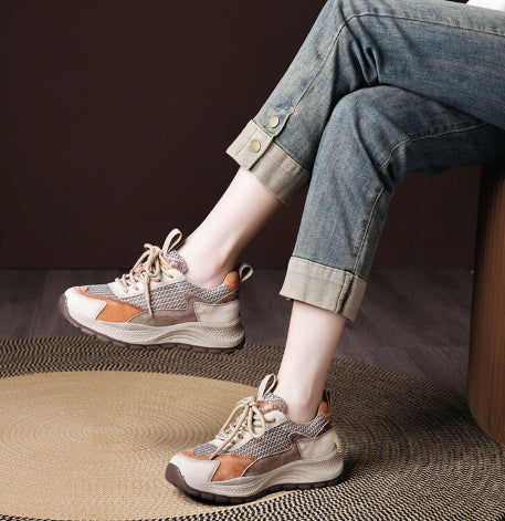 Tenis Retro Casual de Suela Suave para Mujer - Image 12