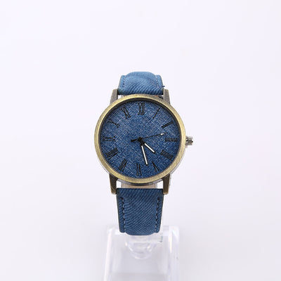 Reloj de Cuarzo para Mujer con Correa Denim Casual - Image 10