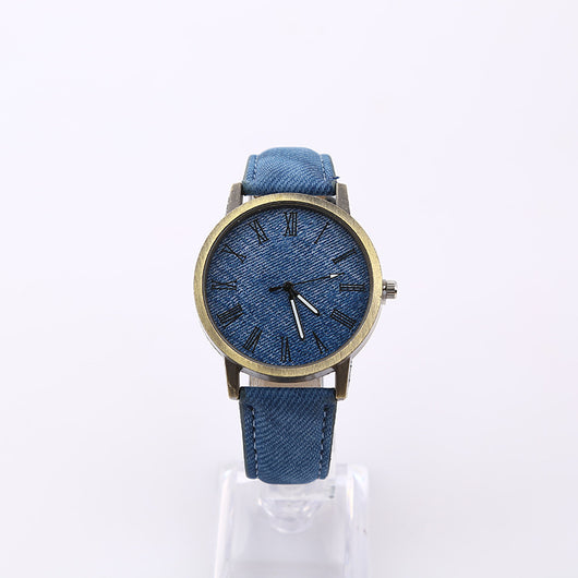 Reloj de Cuarzo para Mujer con Correa Denim Casual - Image 10