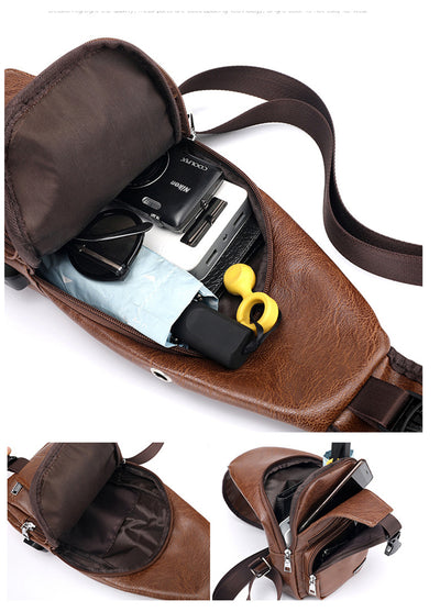 Bolsa Mensajero con Carga USB - Mochila Portátil Inteligente - Image 17
