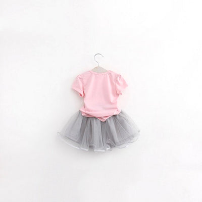 Conjunto de Dos Piezas Falda Corta Estilo Cartoon Niña Fashion - Image 11