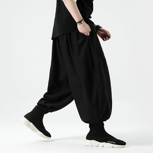 Pantalones Harem Casuales Holgados para Hombre - Image 8