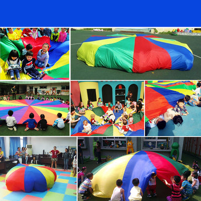 Paraguas Arcoíris Educativo para Niños - Juego Sensorial Exterior - Image 6