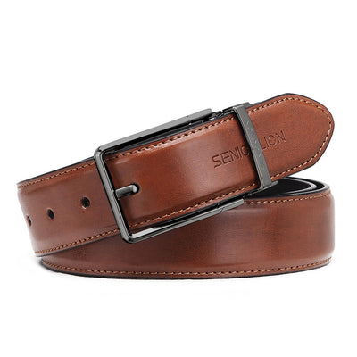 Cinturón para Hombre con Hebilla de Pasador Vintage - Image 4