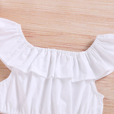 Traje de Verano Infantil sin Capucha en Algodón Liso - Image 3