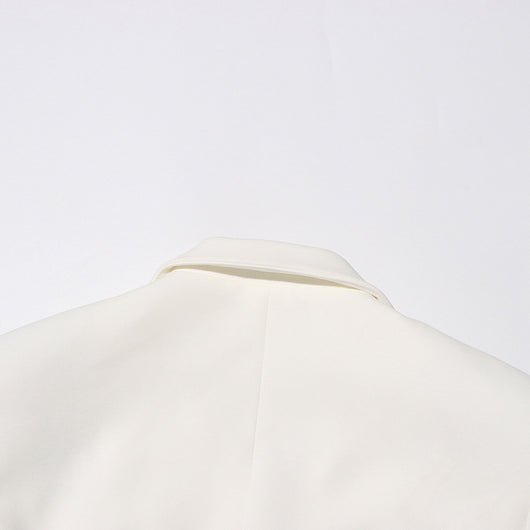 Blazer Slim Fit Patchwork para Mujer - Diseño Moderno y Versátil - Image 25