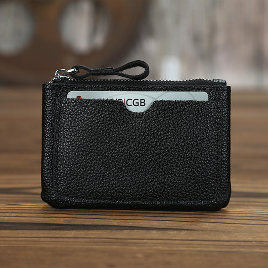 Monedero Compacto de Cuero Crazy Horse Estilo Retro para Hombre - Image 25