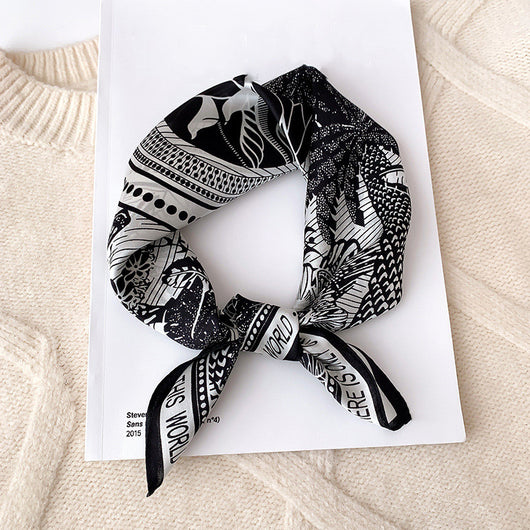 Pañuelo de Seda para Mujer - Accesorio de Moda Versátil - Image 32