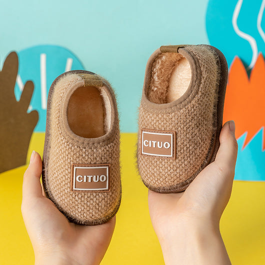 Pantuflas Cálidas de Lana para Bebé - Zapatos de Casa Suave y Acogedor