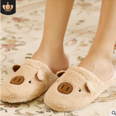Pantuflas de Algodón Parejas Diseño Cerdito Cartoon - Cómodas y Cálidas - Image 4