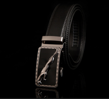 Cinturón de Cuero para Hombre con Hebilla Automática - Venta Directa - Image 3