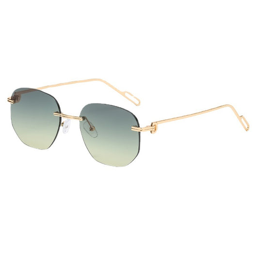 Gafas de Sol Marco Pequeño con Bordes Cortados para Mujer - Image 3