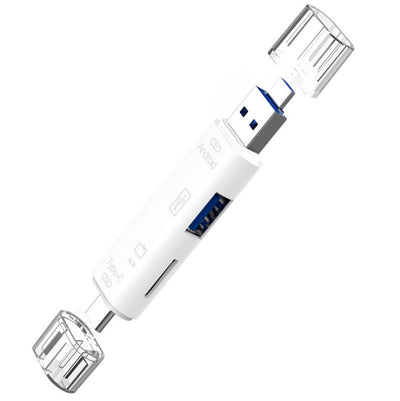 Adaptador OTG Hub USB-C y Micro USB con Lector de Tarjetas TF - Image 6