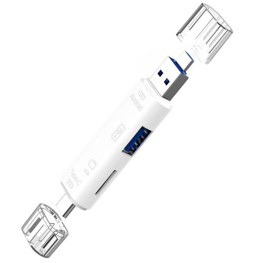 Adaptador OTG Hub USB-C y Micro USB con Lector de Tarjetas TF - Image 6
