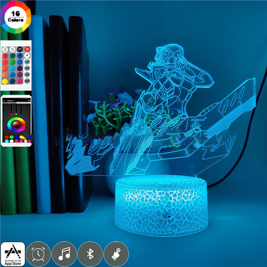 Lámpara 3D LED Ashe - Iluminación Nocturna Heroica - Image 3