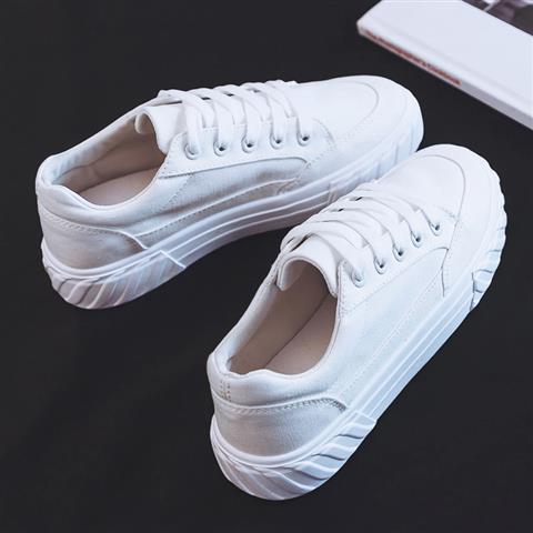 Tenis Blancos Casuales Planos - Estilo Urbano Minimalista - Image 17