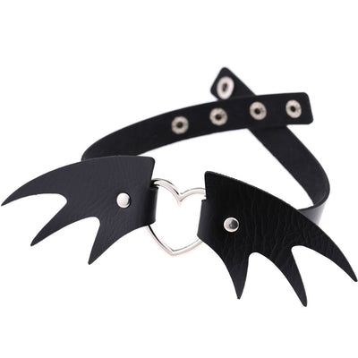 Collar Gótico Punk de Cuero PU - Estilo Devil Clavícula - Image 4