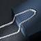 S925 Sterling Silver Plated Simple Trendy Men's Curb Necklace Domineering Cuban Clavicle Chain 5mm55cm 925 Silver Plated