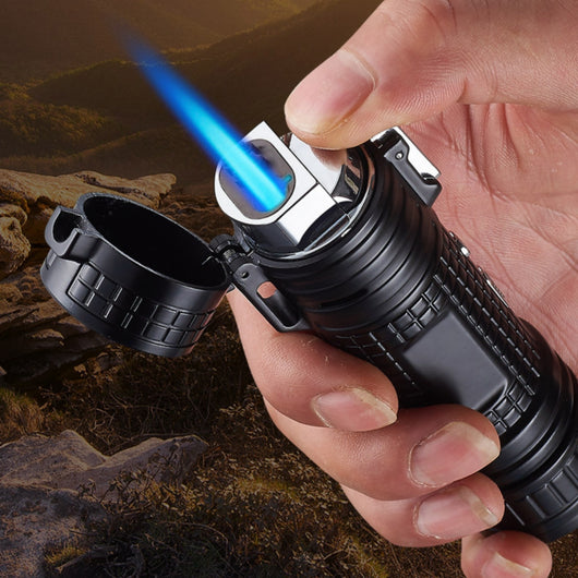Linterna LED Multifunción Impermeable 3 en 1 con Encendedor