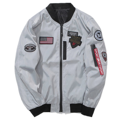 Chaqueta Air Force Deportiva Talla Grande para Hombre - Image 7