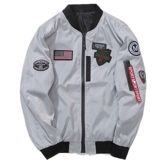 Chaqueta Air Force Deportiva Talla Grande para Hombre - Image 7