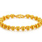Pulsera de Cuentas para Hombre con Baño de Oro 24k