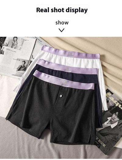 Bóxers de Algodón Sueltos Talla Grande para Hombre - Image 26