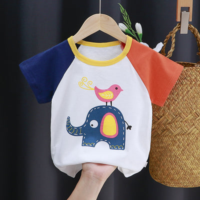 Playera Infantil de Algodón con Estampado de Dibujos Animados - Image 8
