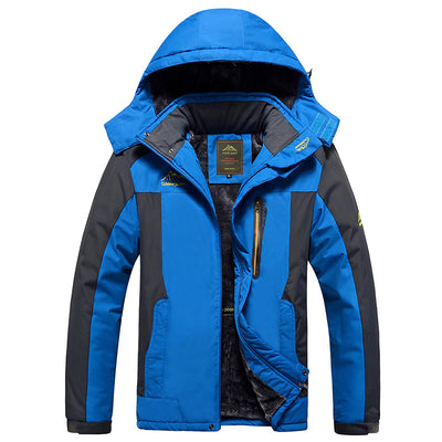 Chaqueta Térmica Impermeable con Capucha para Montaña