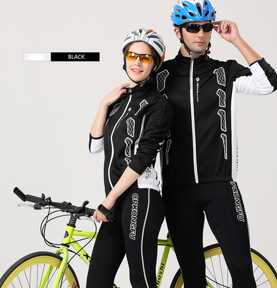 Jersey de Ciclismo Manga Larga para Hombre y Mujer - Conjunto Completo Otoño Invierno - Image 4