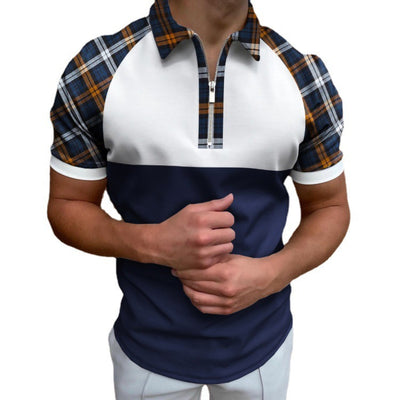 Polo Slim Fit con Estampado Digital de Manga Corta para Hombre - Image 6