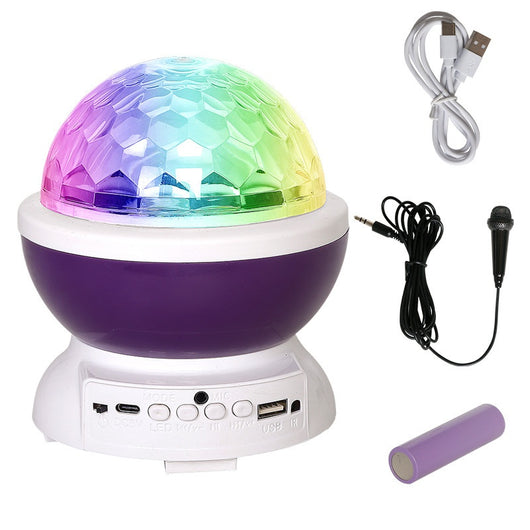 Karaoke Inalámbrico Bluetooth con Subwoofer y Luces Giratorias - Image 6