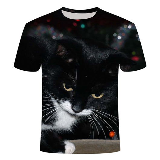 Camiseta 3D Estampado Gatos Adorables para Hombre y Mujer - Image 14