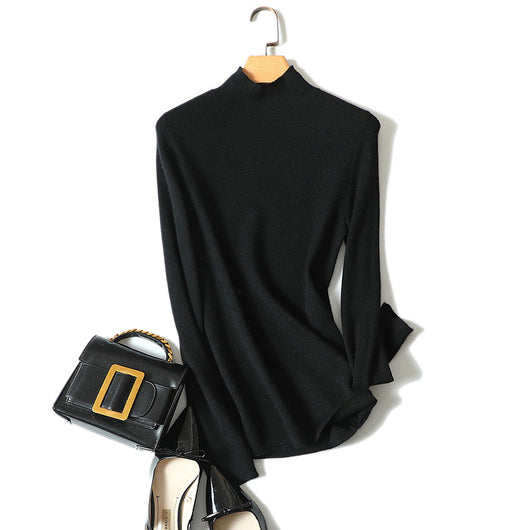 Suéter Cuello Alto Clásico para Mujer - Ajuste Ejecutivo - Image 14