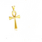 Cross-border e-commerce goods source, European and American glossy stainless steel ancient Egyptian Cross man Necklace Amulet Pendant Glad Small Pendant