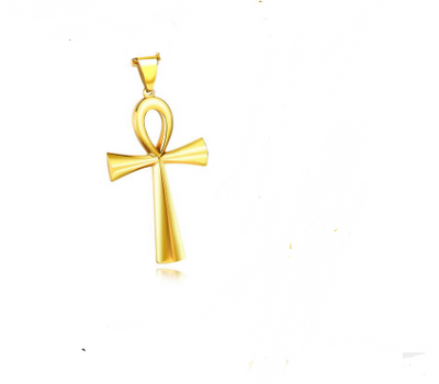 Collar Amuleto Cruz Egipcia Ankh para Hombre en Acero Inoxidable - Image 7