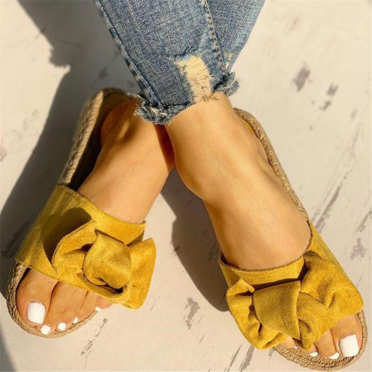 Sandalias Planas con Moño - Image 3