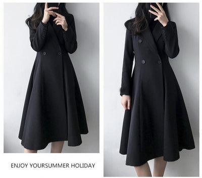 Abrigo Trench Coat Largo Talla Grande para Mujer - Colección Otoño - Image 9