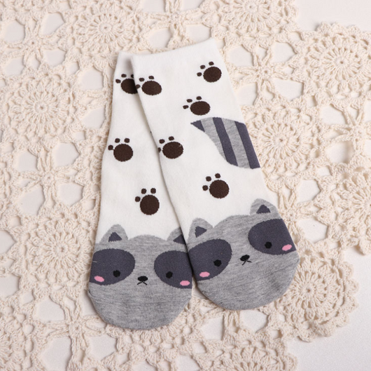 Calcetines de Algodón con Animales Cartoon para Mujer - Diseño Divertido y Cómodo - Image 5