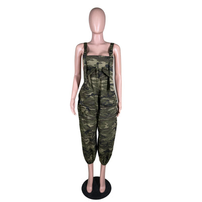 Jumpsuit Holgado de Camuflaje para Trabajo Casual - Image 6