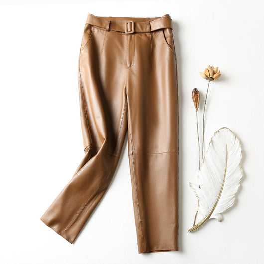 Pantalones de Cuero Cintura Alta - Image 3