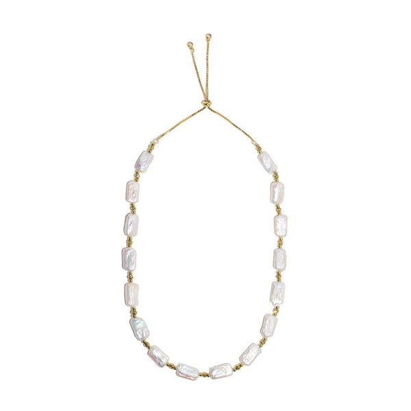 Collar de Perlas Barrocas Naturales - Cadena de Joyería Elegante - Image 5
