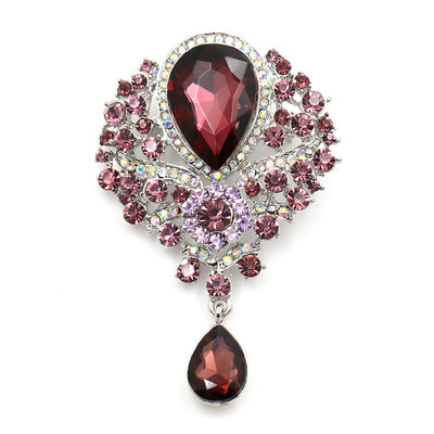Broche Colgante Aleación con Cristales Brillantes - Image 9